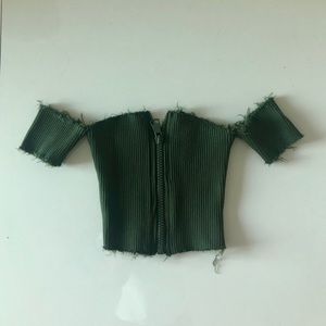 Fashion Nova off-the-shoulder crop top